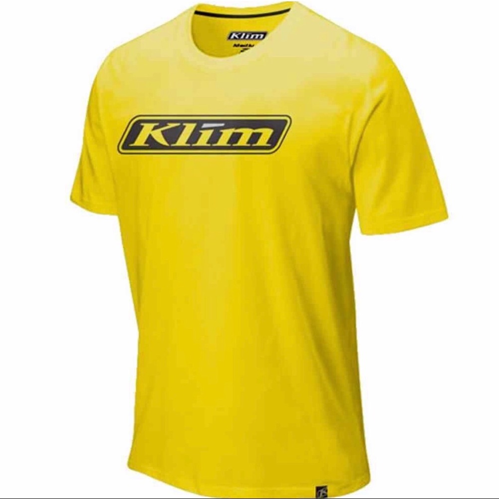 KLIM Podium graphic tee in yellow